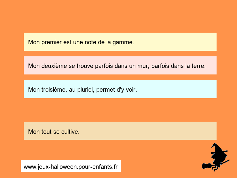 Charade Halloween : Citrouille - illustration