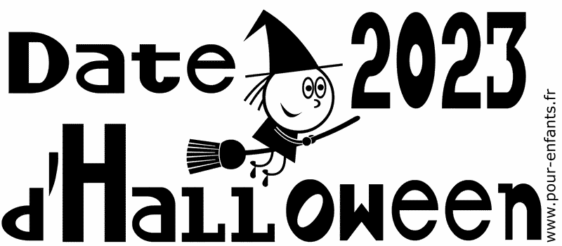Date Halloween 2022 Dessin à imprimer