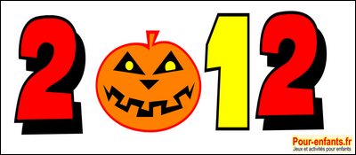 Halloween 2012 dessin date à imprimer Gratuit citrouille dates imprimable gratuitement